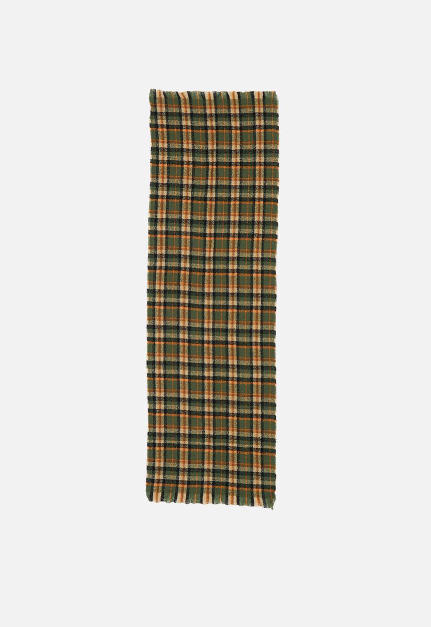 edit - Plaid print scarf - multi
