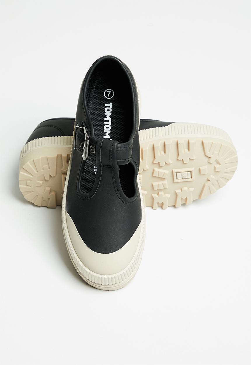 Tom Tom - Chunky mary jane - black