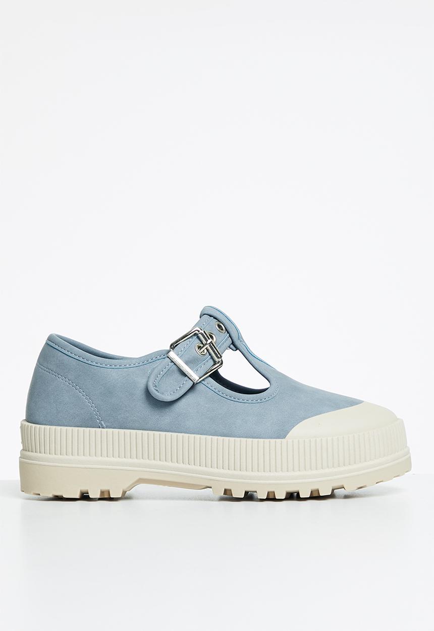 Tom Tom - Chunky mary jane - petrol blue