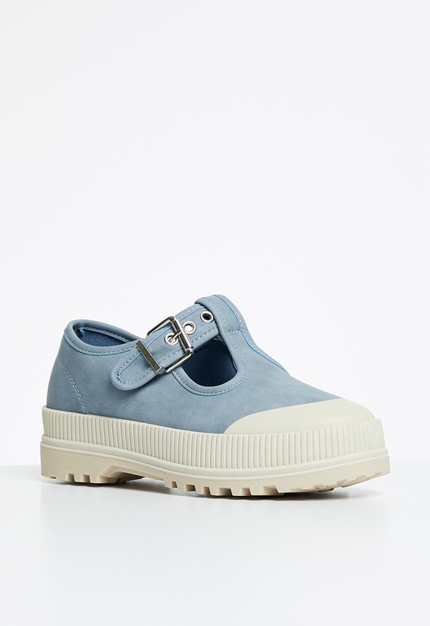 Tom Tom - Chunky mary jane - petrol blue