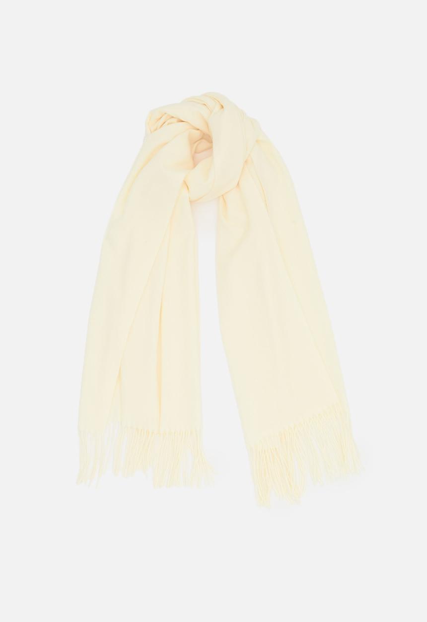 edit - Tassel blanket  scarf - cream