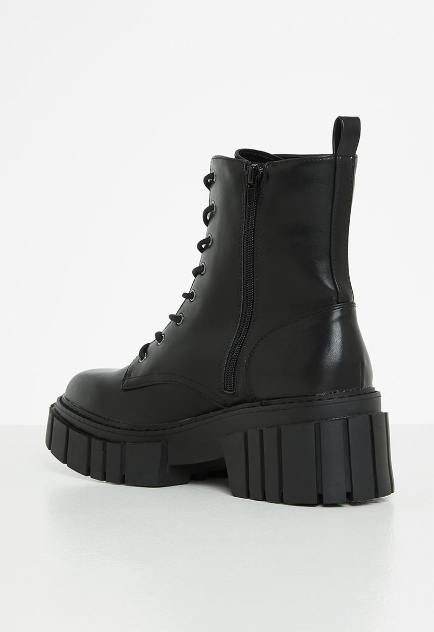 Madden Girl - Philly lace up boot - black 