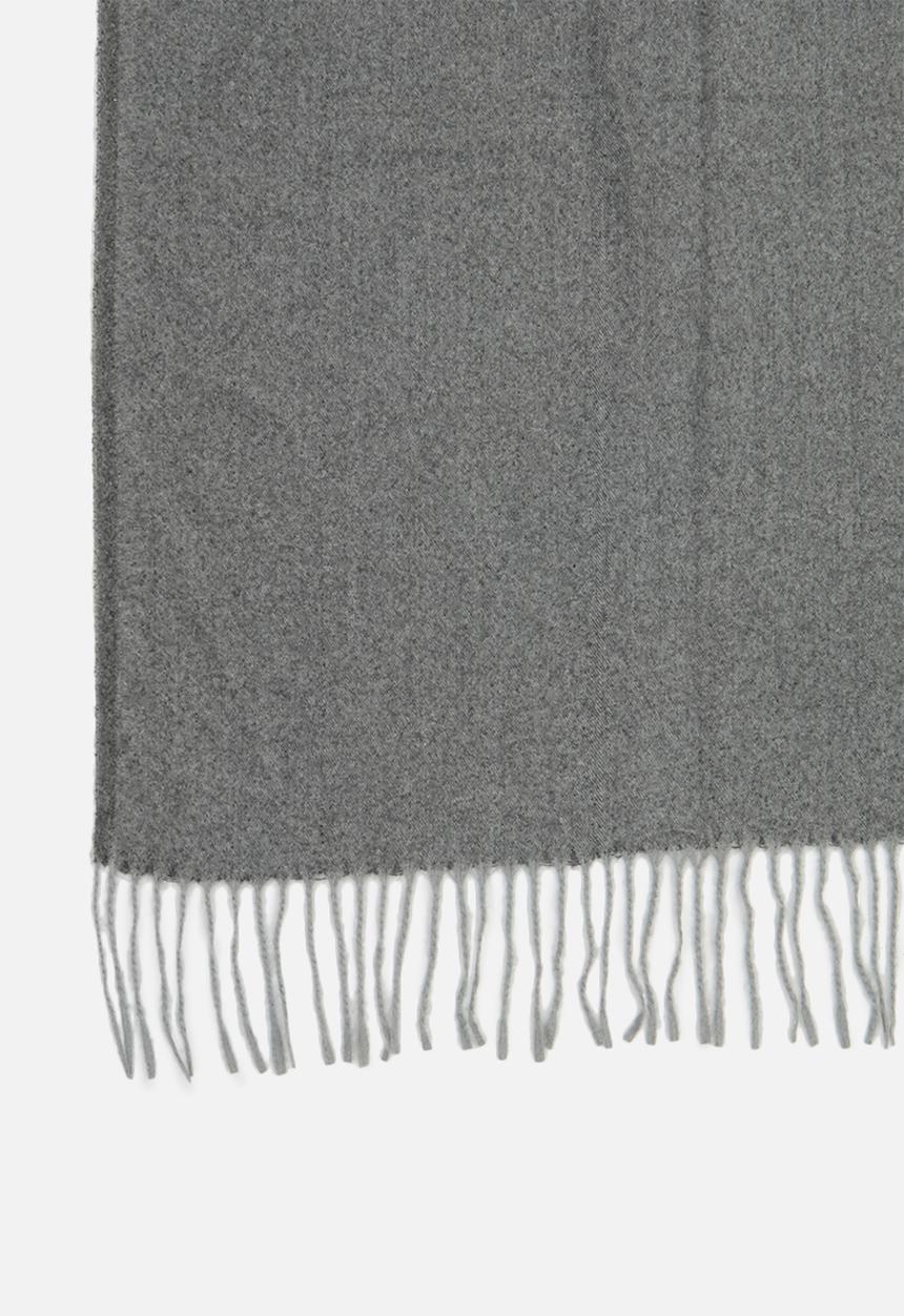 edit - Tassel blanket  scarf - grey