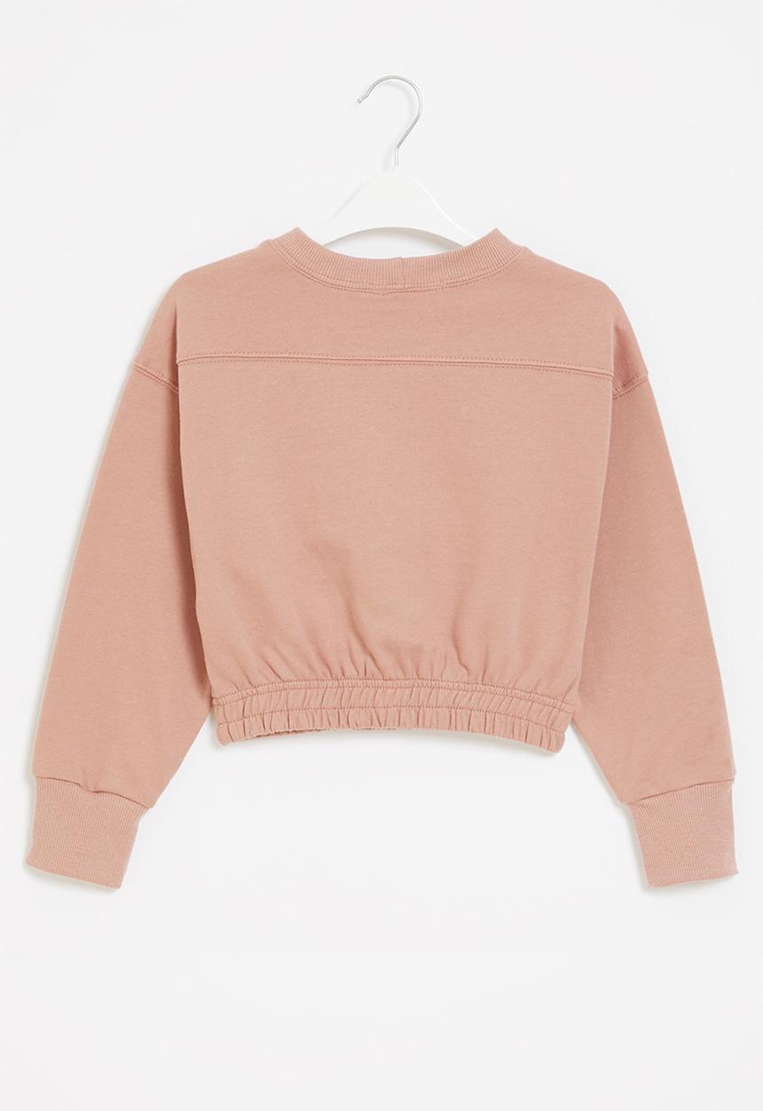 Superbalist - Printed sweat top - dusty pink