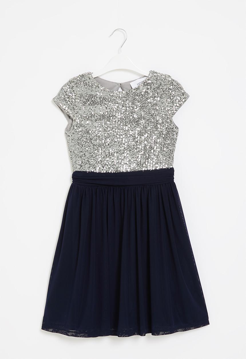 Superbalist - Combo sequin dress - navy