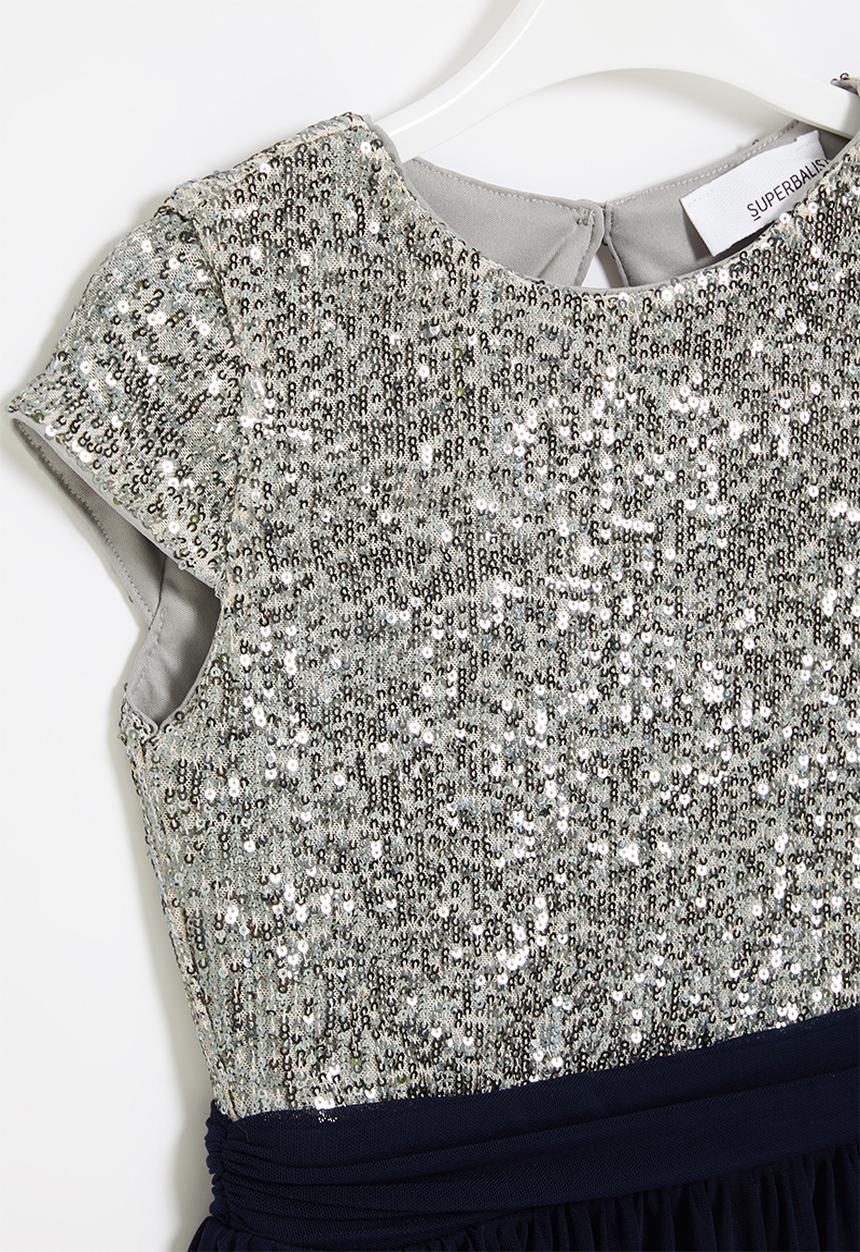 Superbalist - Combo sequin dress - navy
