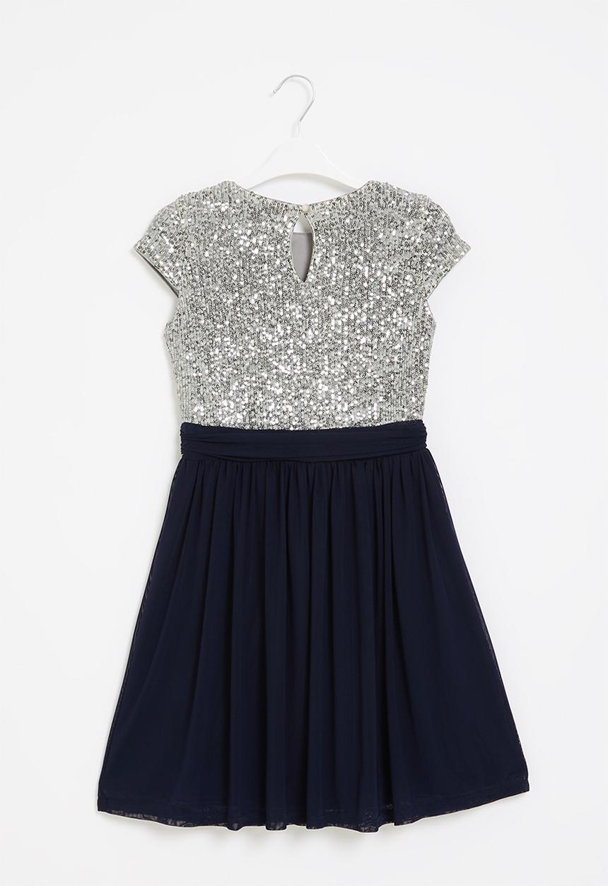 Superbalist - Combo sequin dress - navy