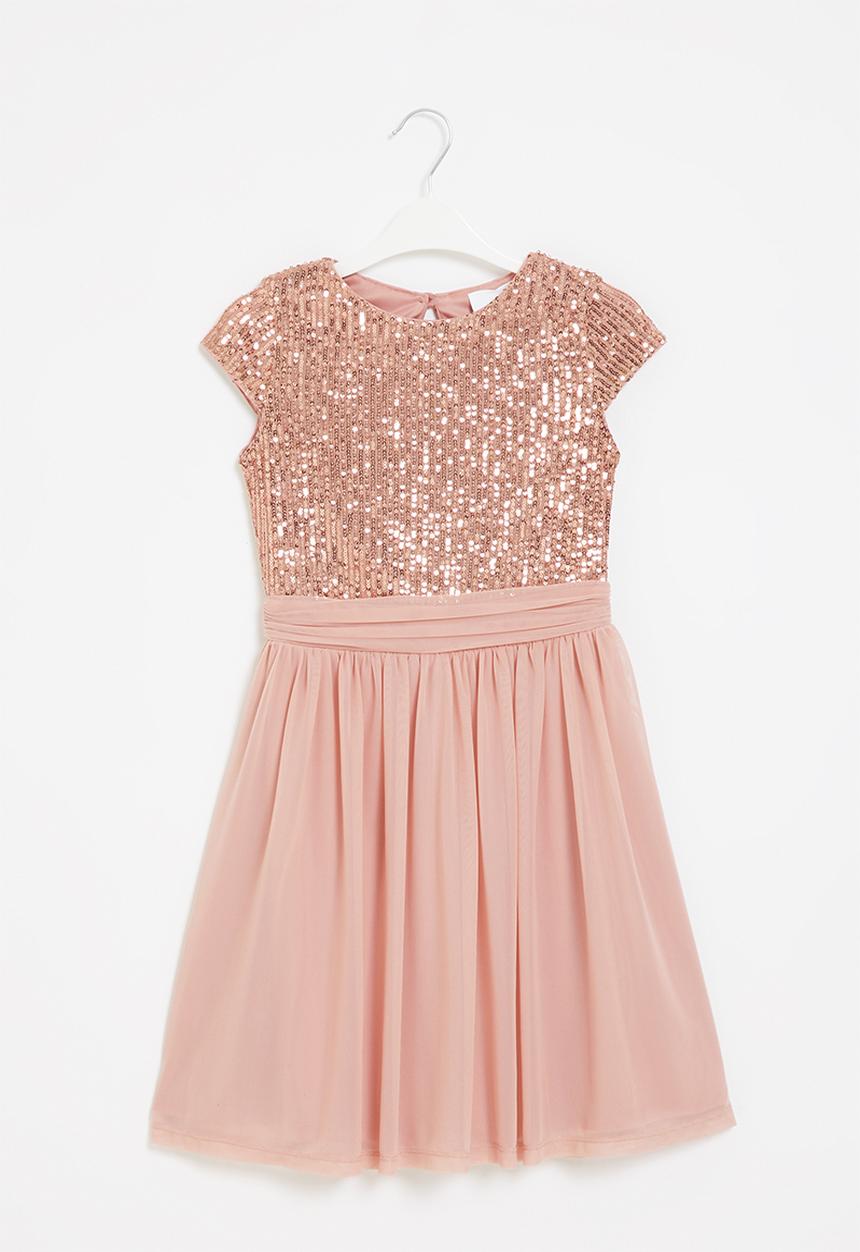 Superbalist - Combo sequin dress - pink