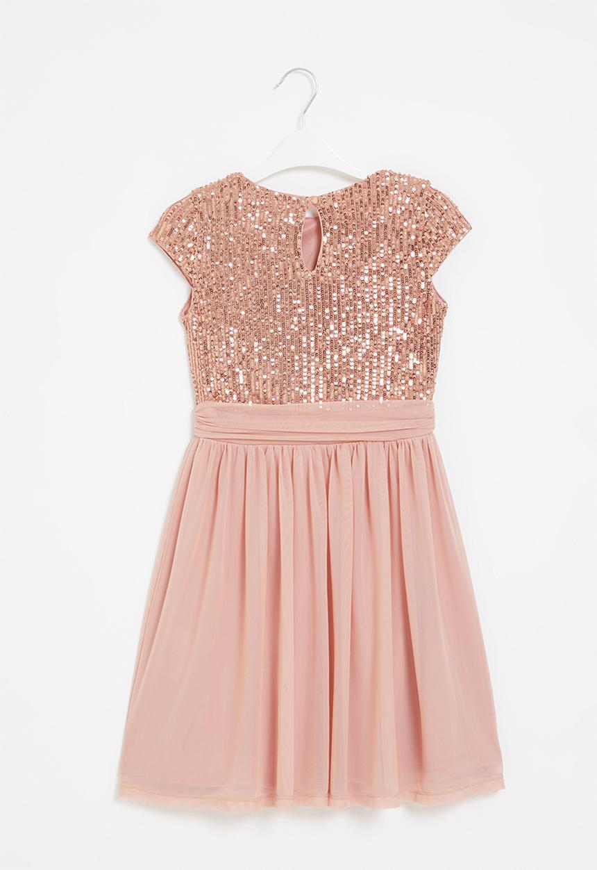 Superbalist - Combo sequin dress - pink