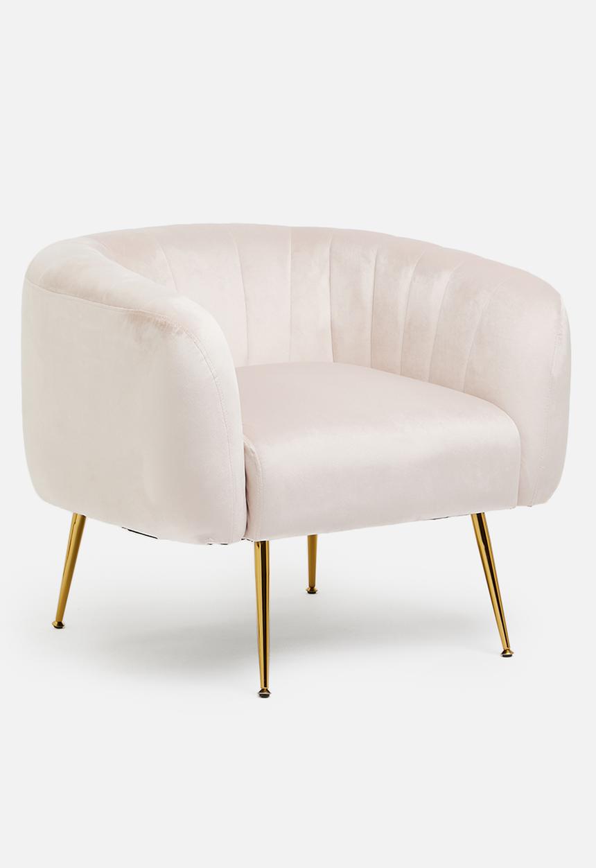 Sixth Floor - Eero occasional chair - blush pink