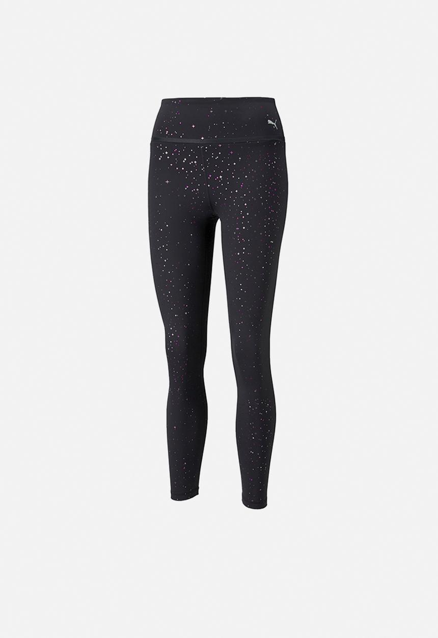PUMA - Stardust crystal high waist 7/8 tights - puma black/stardust print
