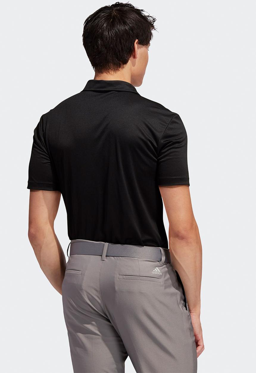 adidas Performance - Golf  3-stripes chest polo - black
