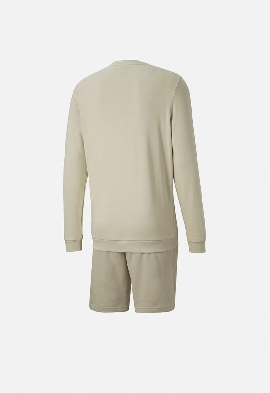 PUMA - FEEL GOOD  SUIT Set Sweatshirt & Shorts - Putty