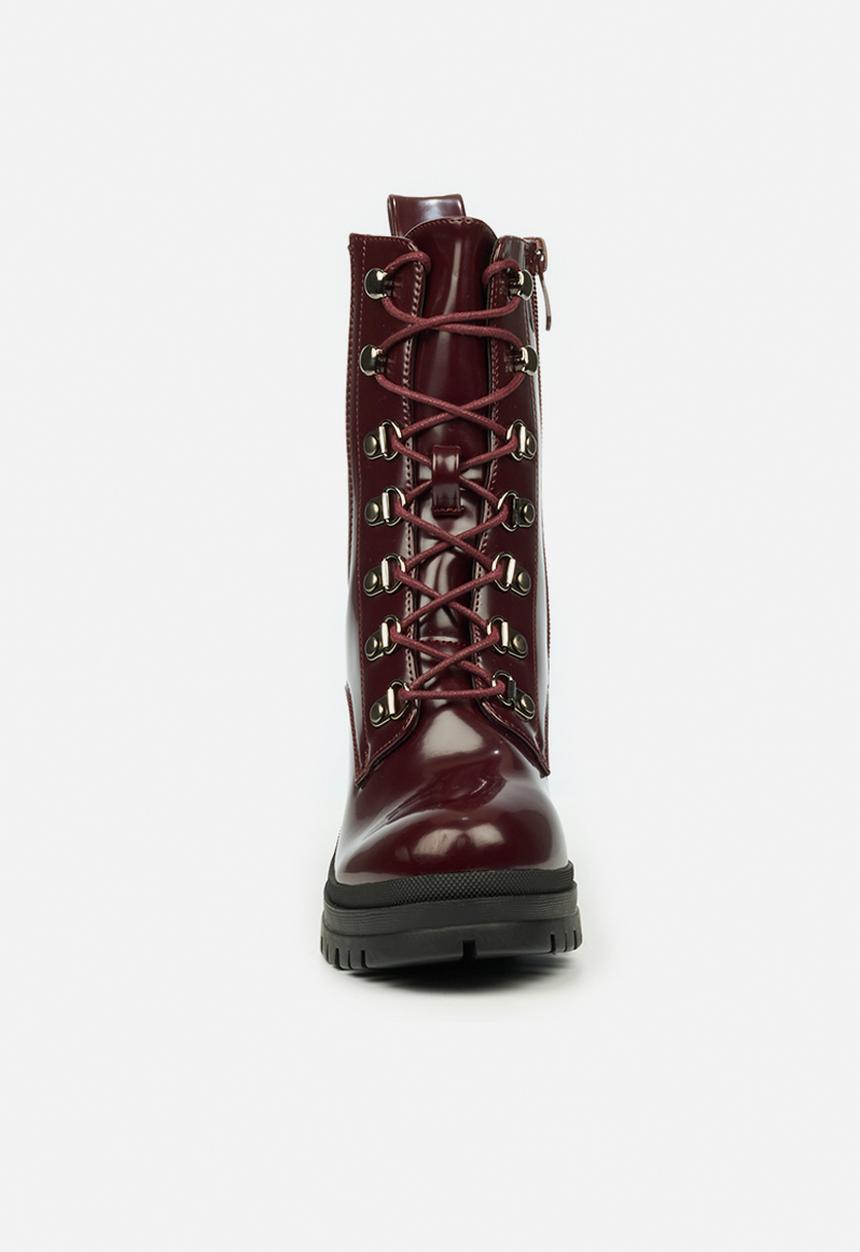 Rock & Co - Genesis 1 lace up ankle boot - burgundy