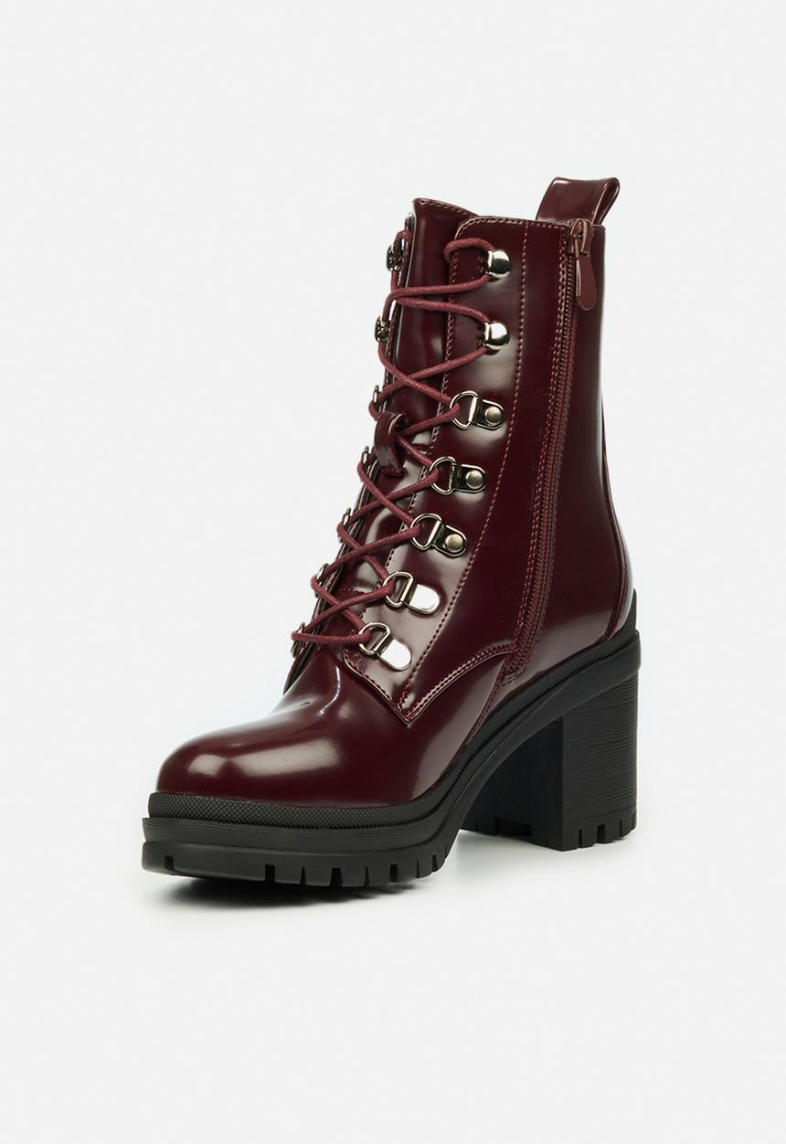 Rock & Co - Genesis 1 lace up ankle boot - burgundy