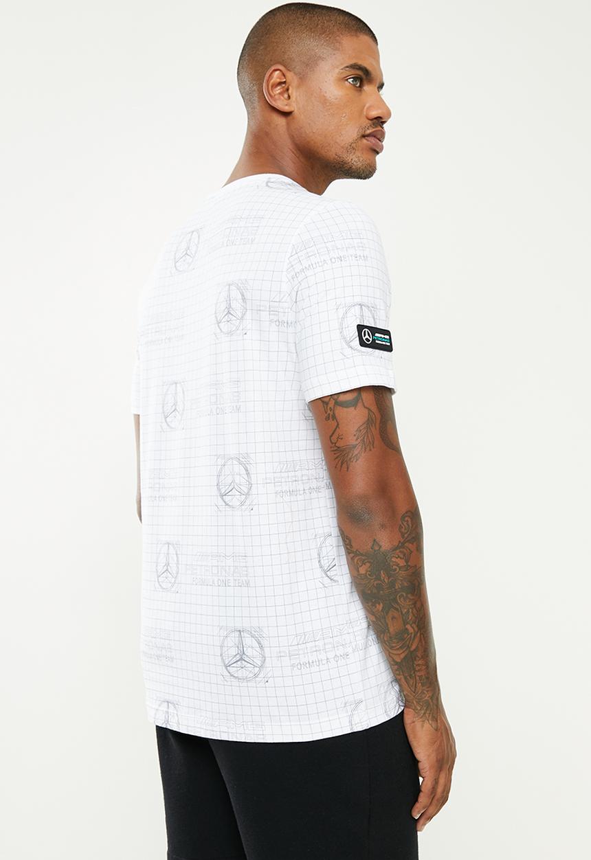 PUMA - Mercedes F1 Printed Logo  Tee - White