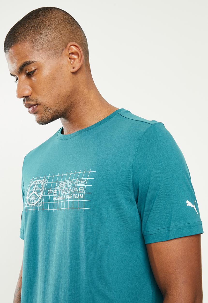 PUMA - Mercedes F1 Logo Tee - Bue 