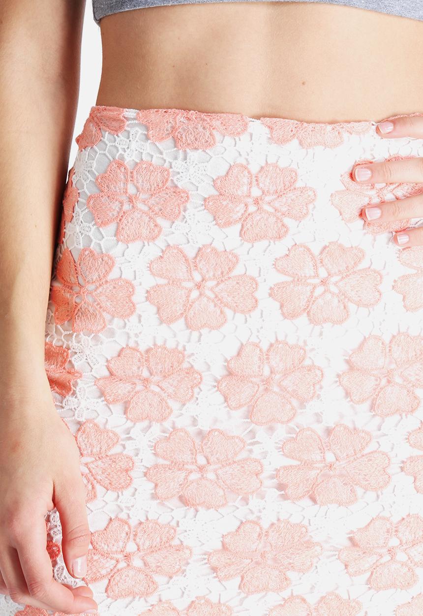 Glamorous - Floral Lace Skirt