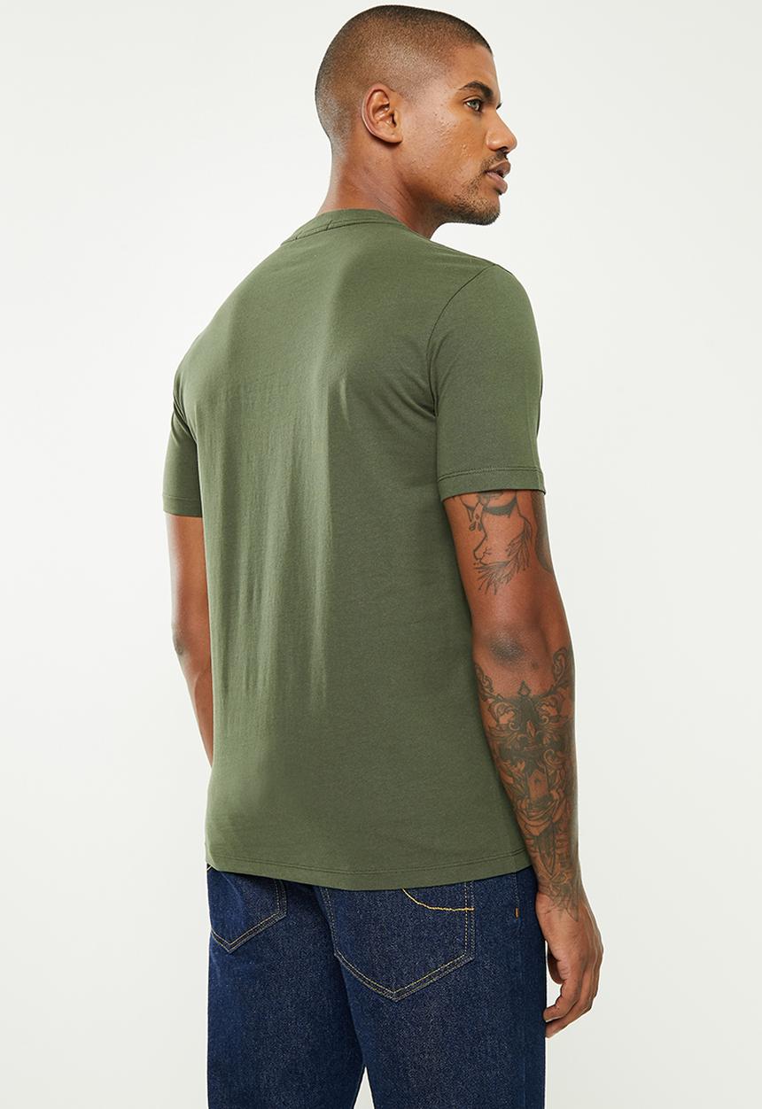 Replay - Essential logo tee - olive