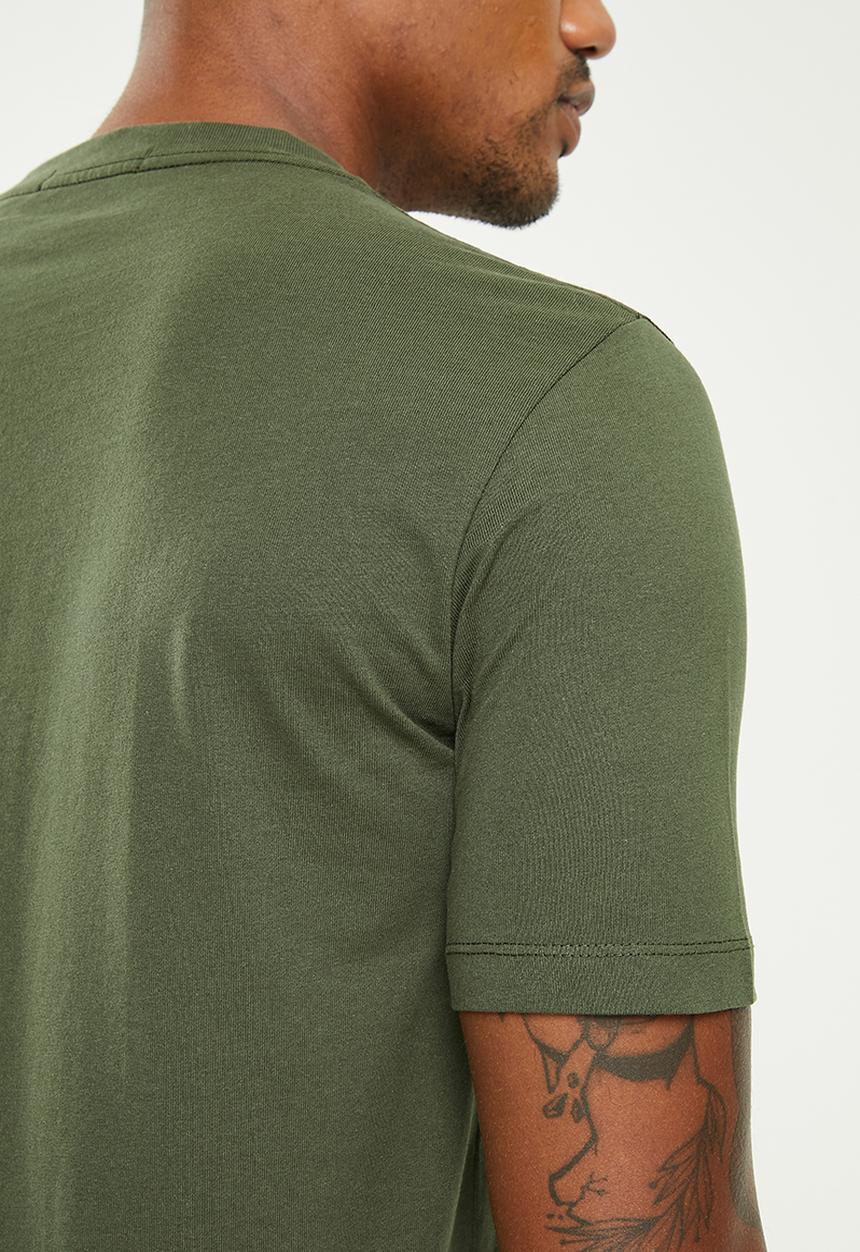 Replay - Essential logo tee - olive