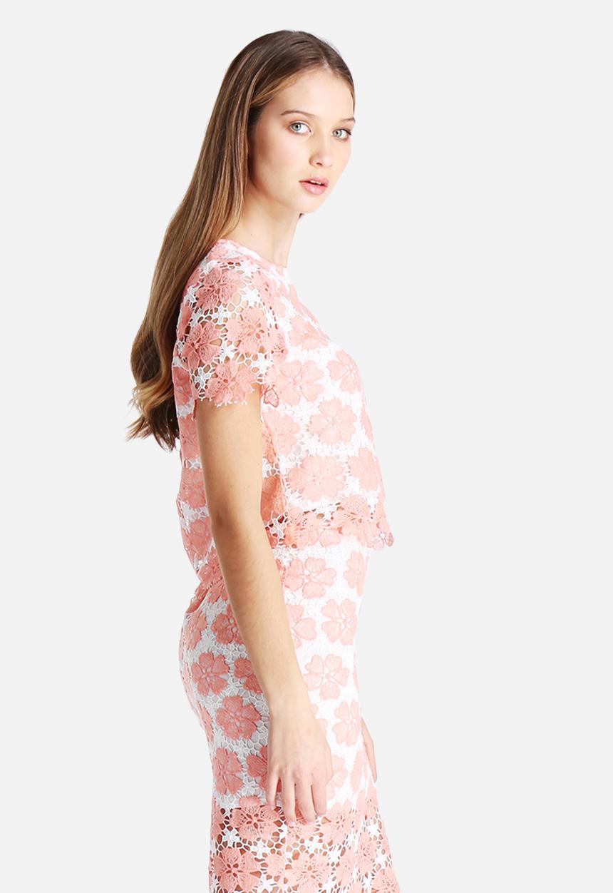 Glamorous - Floral Lace Top