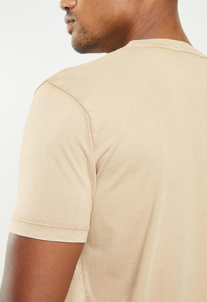 Replay - Mono logo replay tee - hazelnut