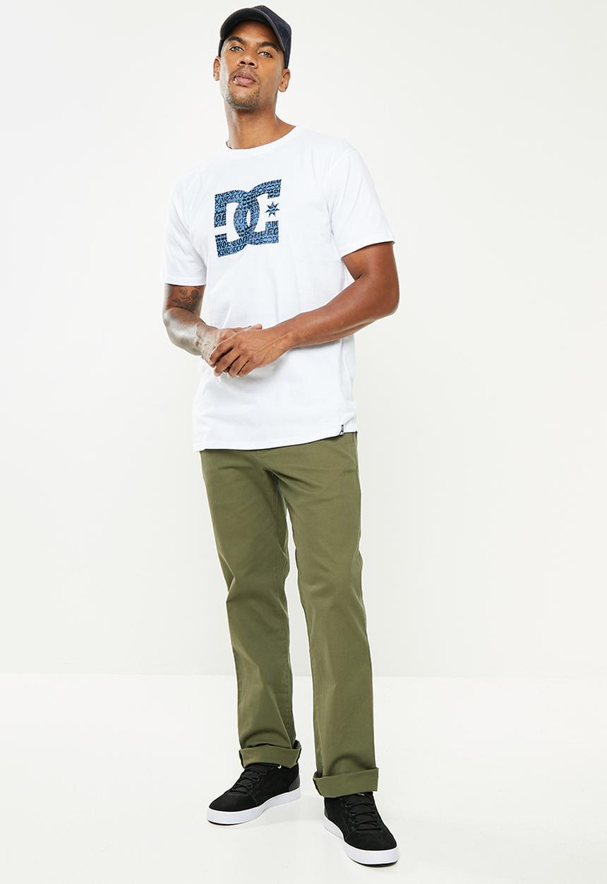 DC - Dc star fill short sleeve - white