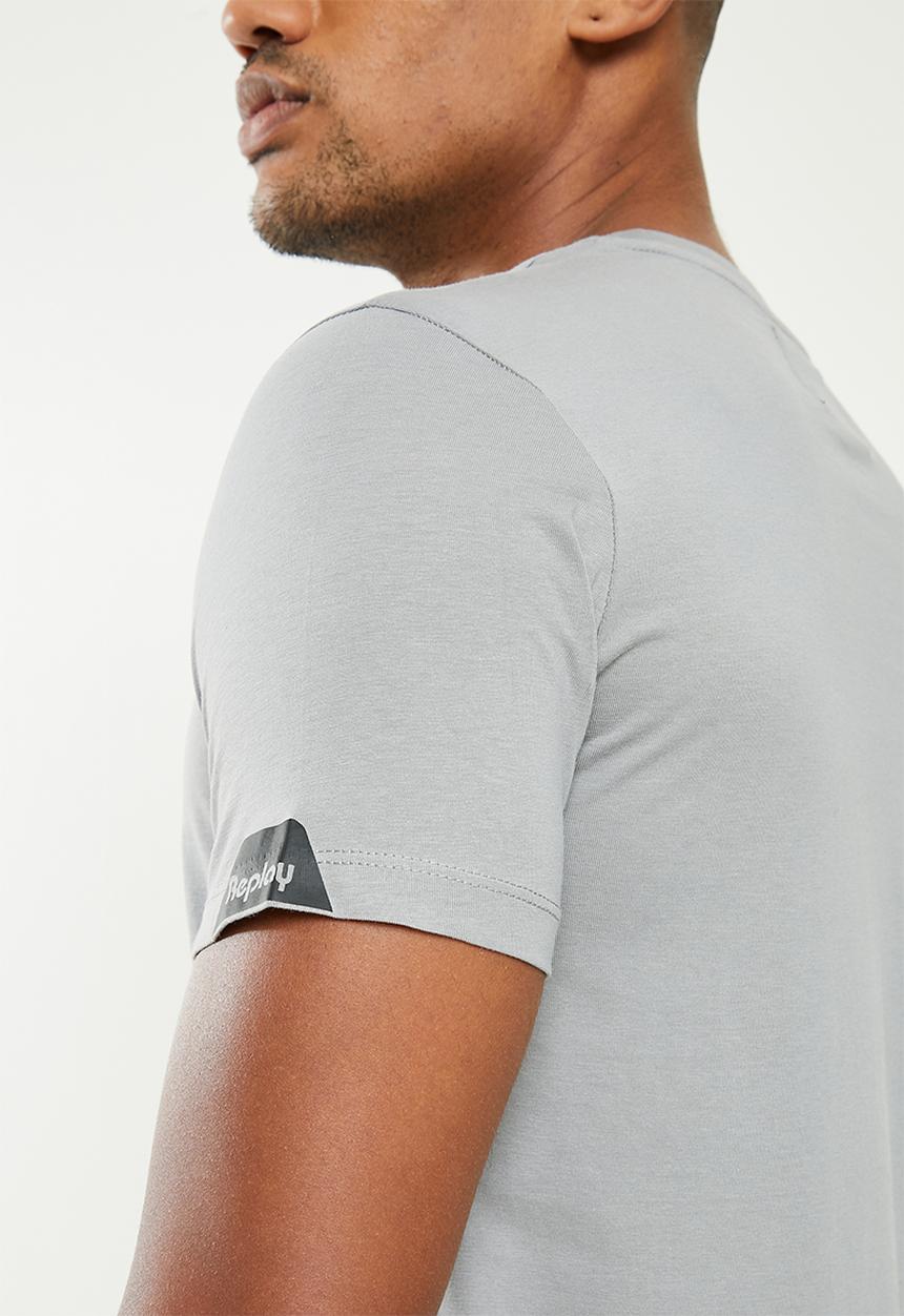 Replay - Essential crew neck tee - grey