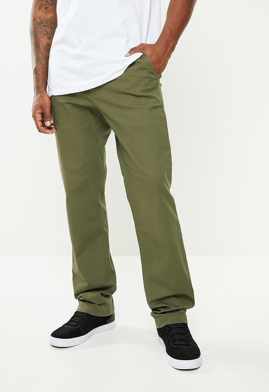 DC - Worker straight chino pant - ivy green