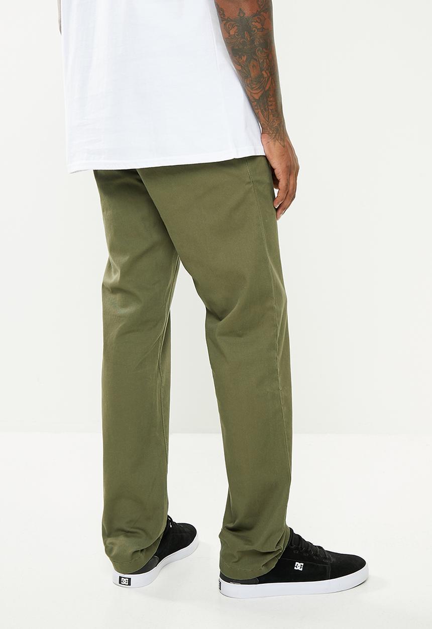 DC - Worker straight chino pant - ivy green