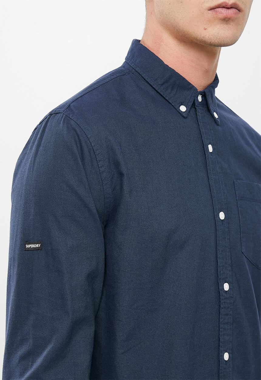 Superdry. - Studios uni oxford shirt - navy