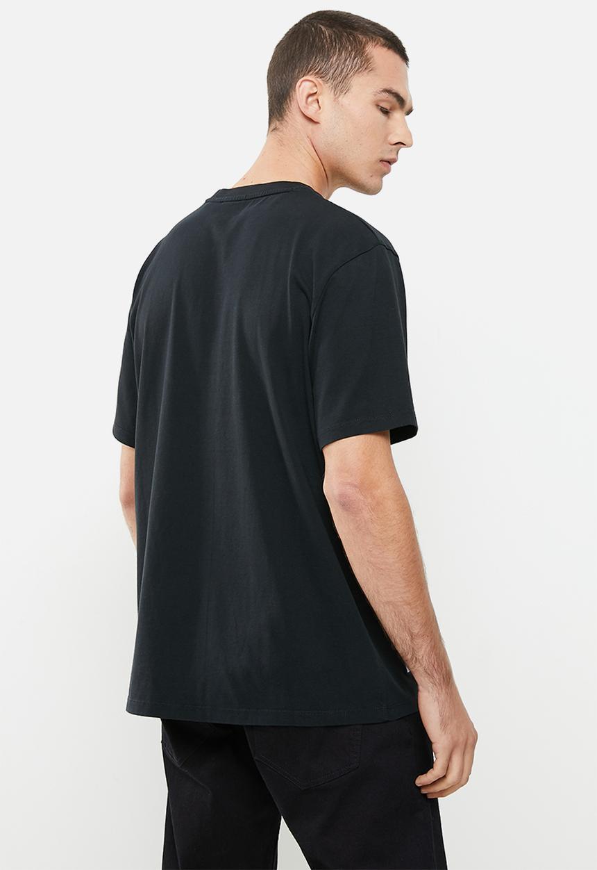 Superdry. - Superdry code essential tee - black