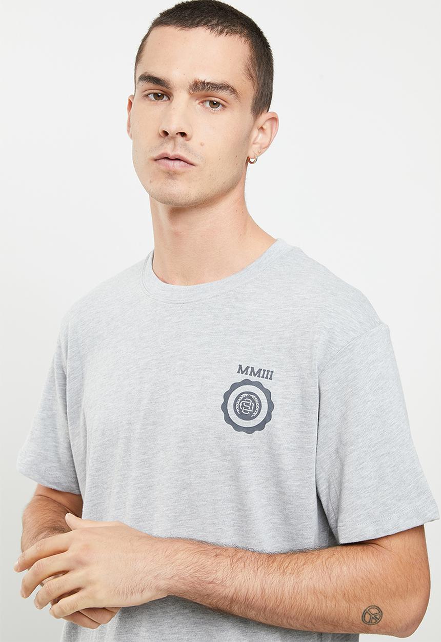 Superdry. - Varsity arch tee - grey 