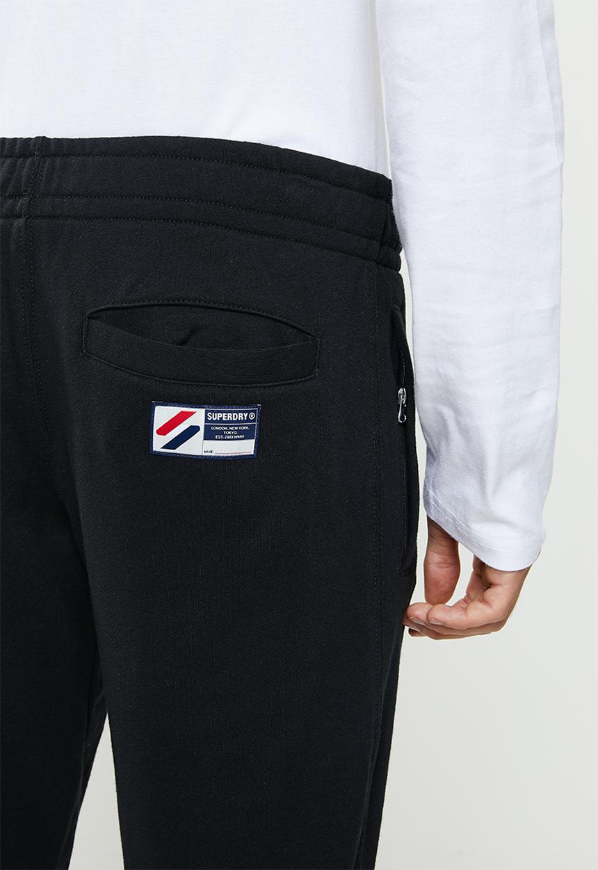 Superdry. - Superdry code logo che jogger - black