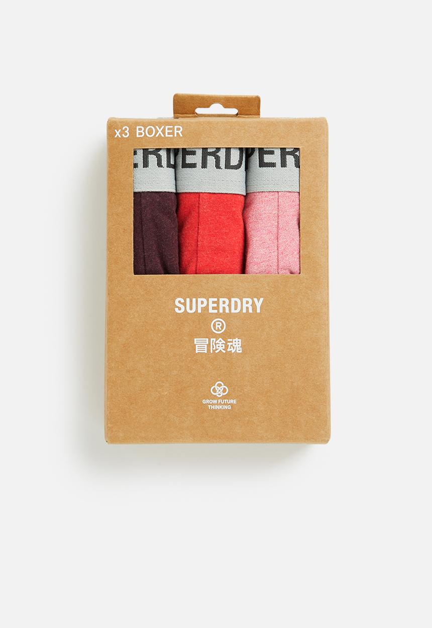 Superdry. - Boxer multi triple pack - multi 