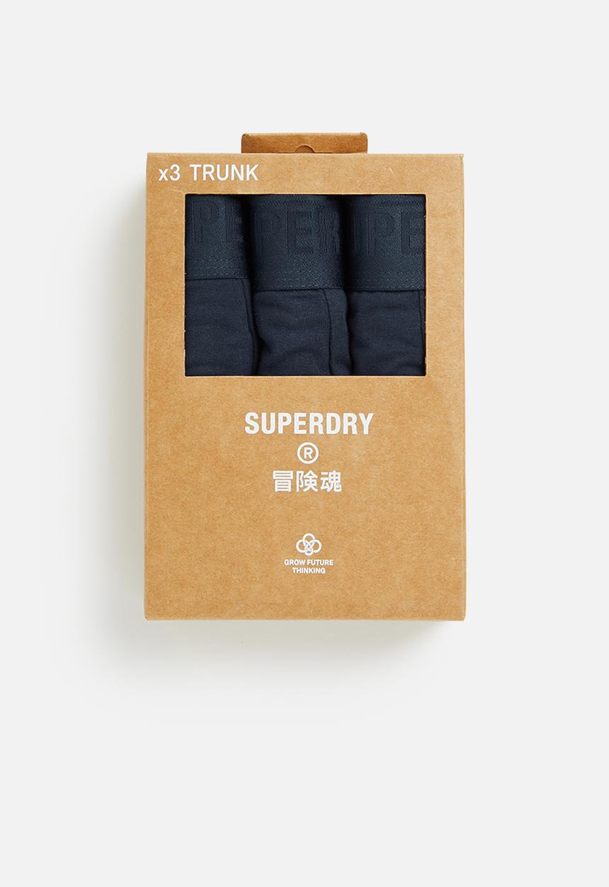 Superdry. - Trunk multi triple pack -  navy