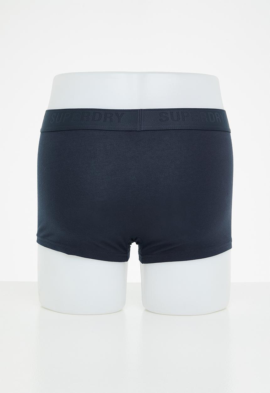 Superdry. - Trunk multi triple pack -  navy