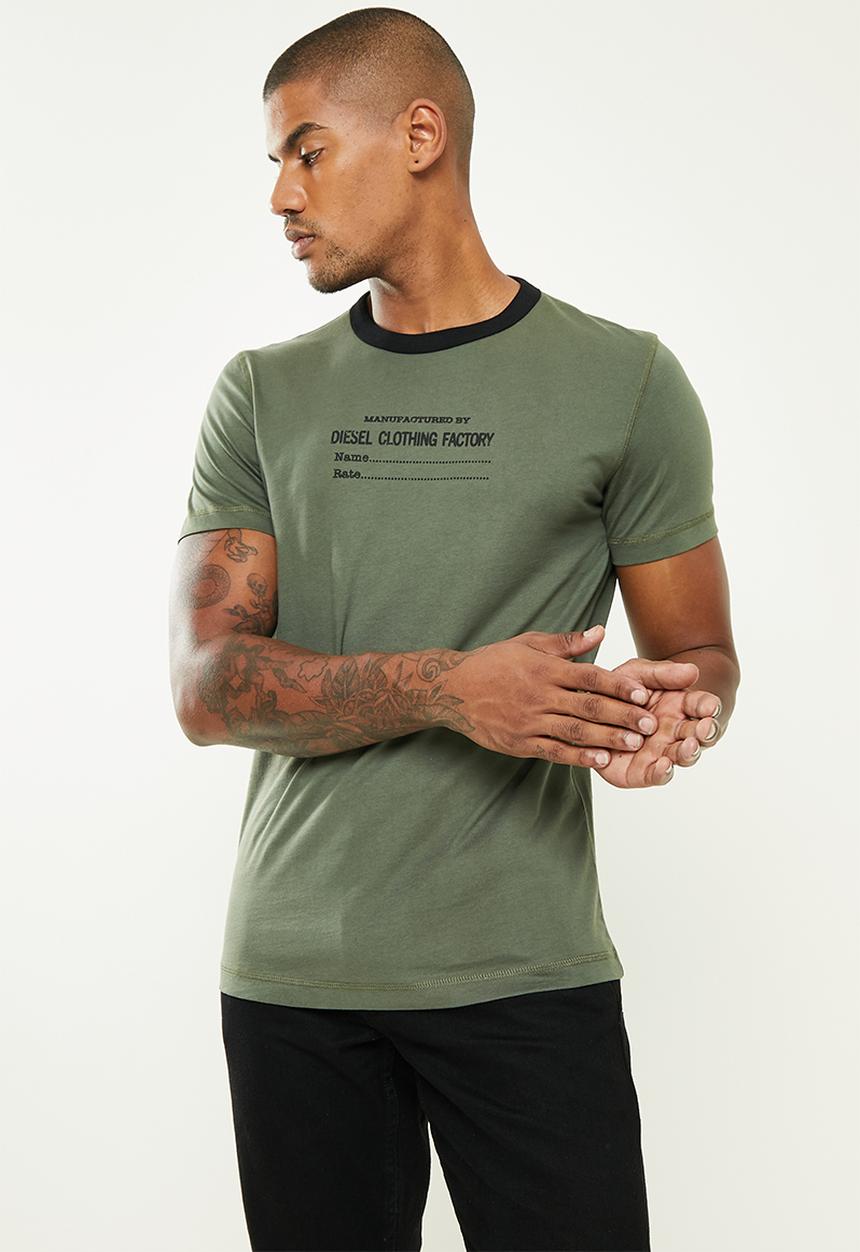 Diesel  - T-diegor-c3 short sleeve tee - khaki green