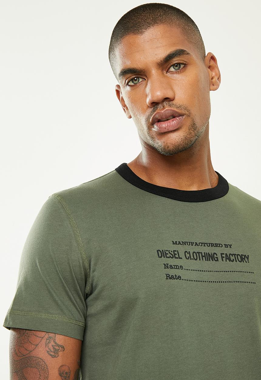 Diesel  - T-diegor-c3 short sleeve tee - khaki green