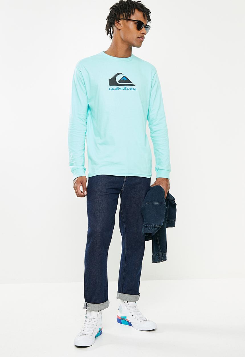 Quiksilver - Omni logo long sleeve - angel blue