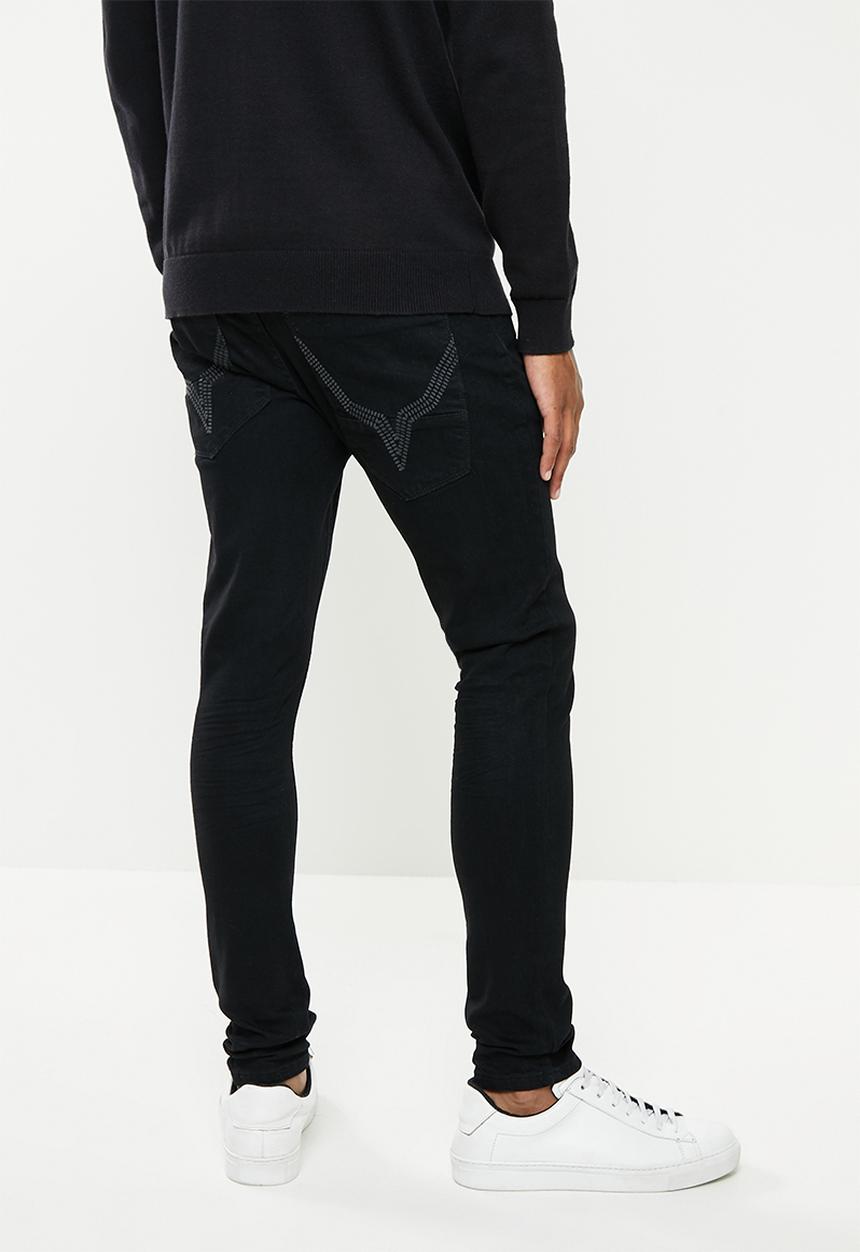 Cutty - Shooter  Ultra Skinny  denim jean - black
