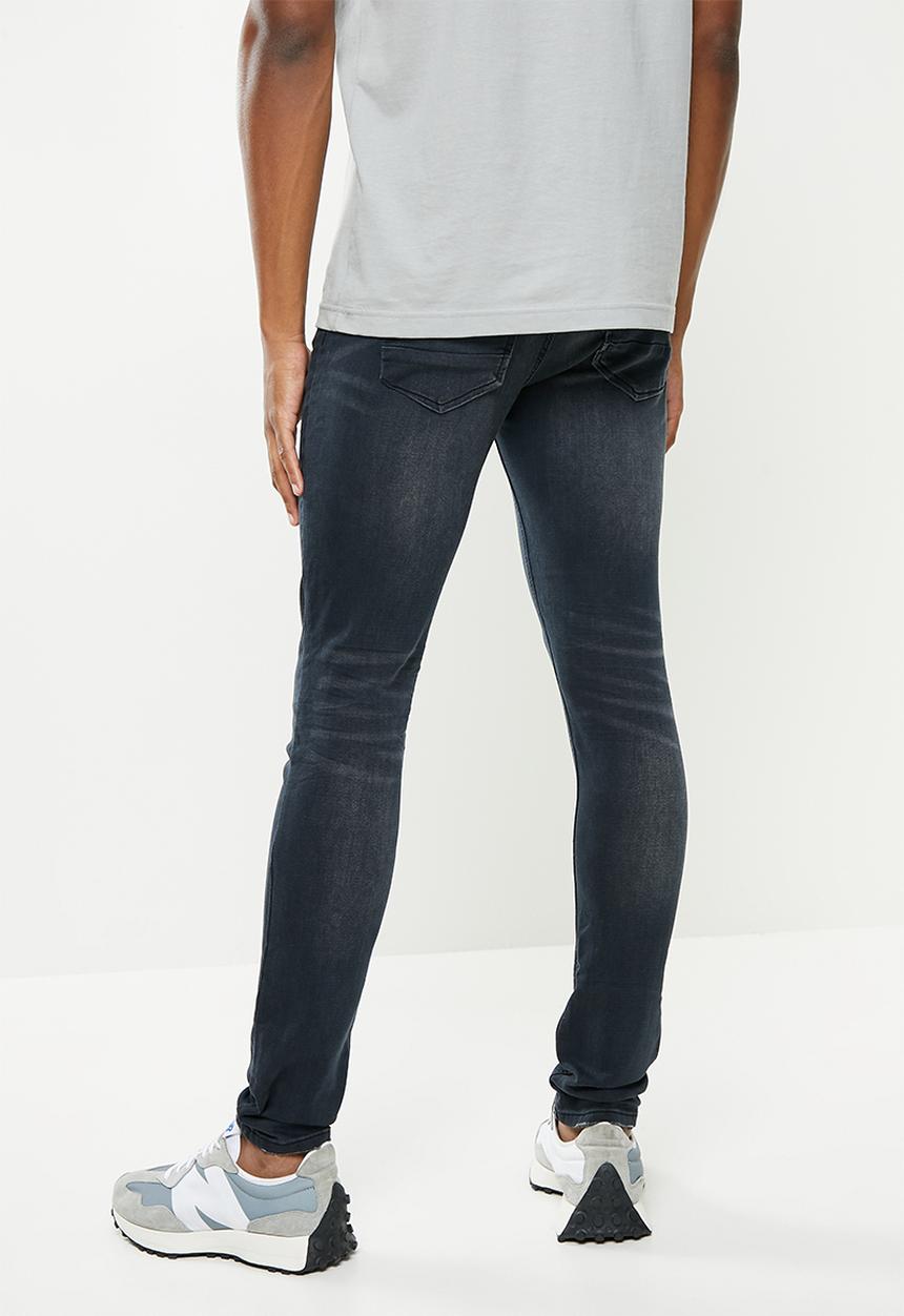 Cutty - Lyles  Skinny fit Knitted Jean soft  - black