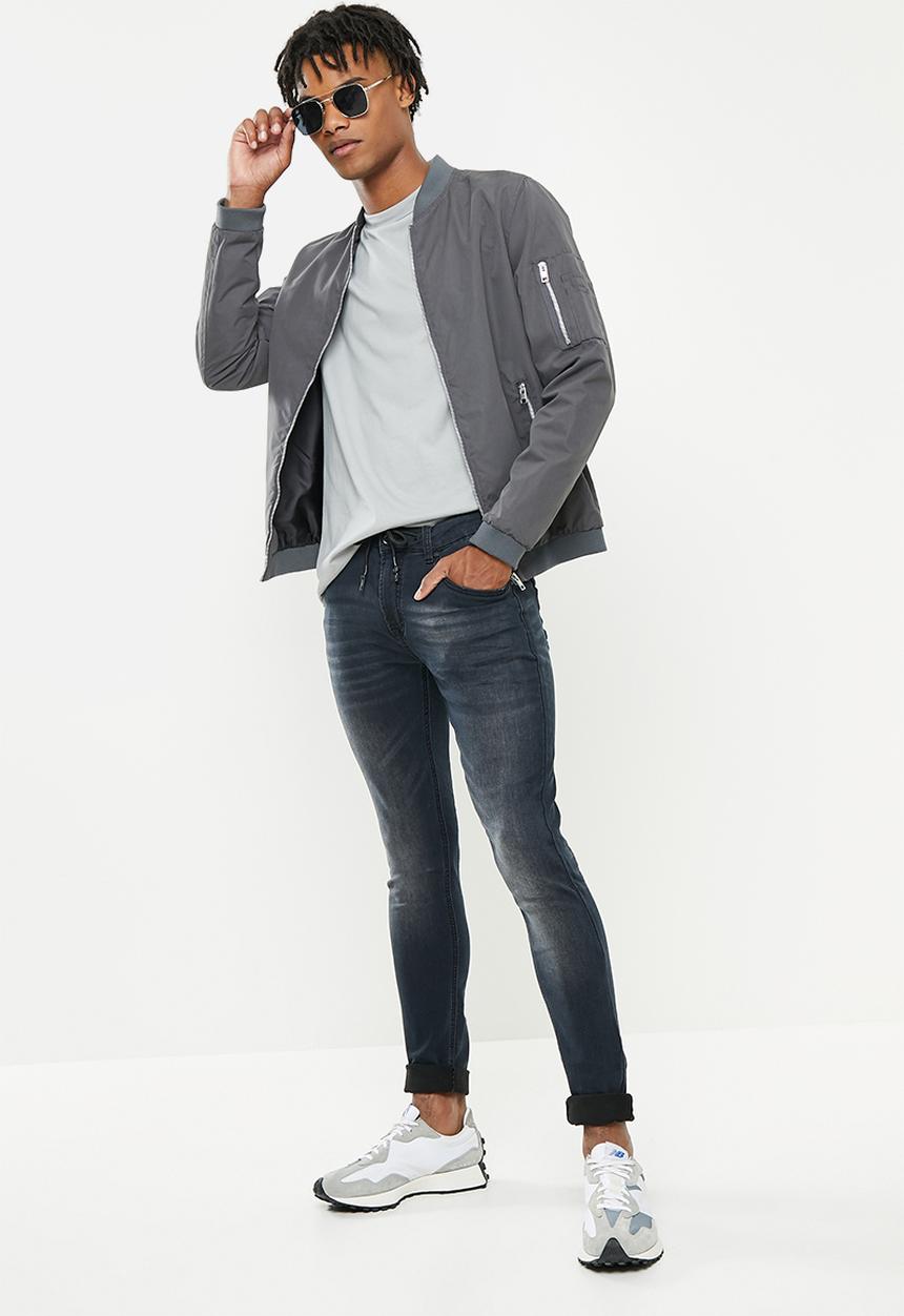 Cutty - Lyles  Skinny fit Knitted Jean soft  - black