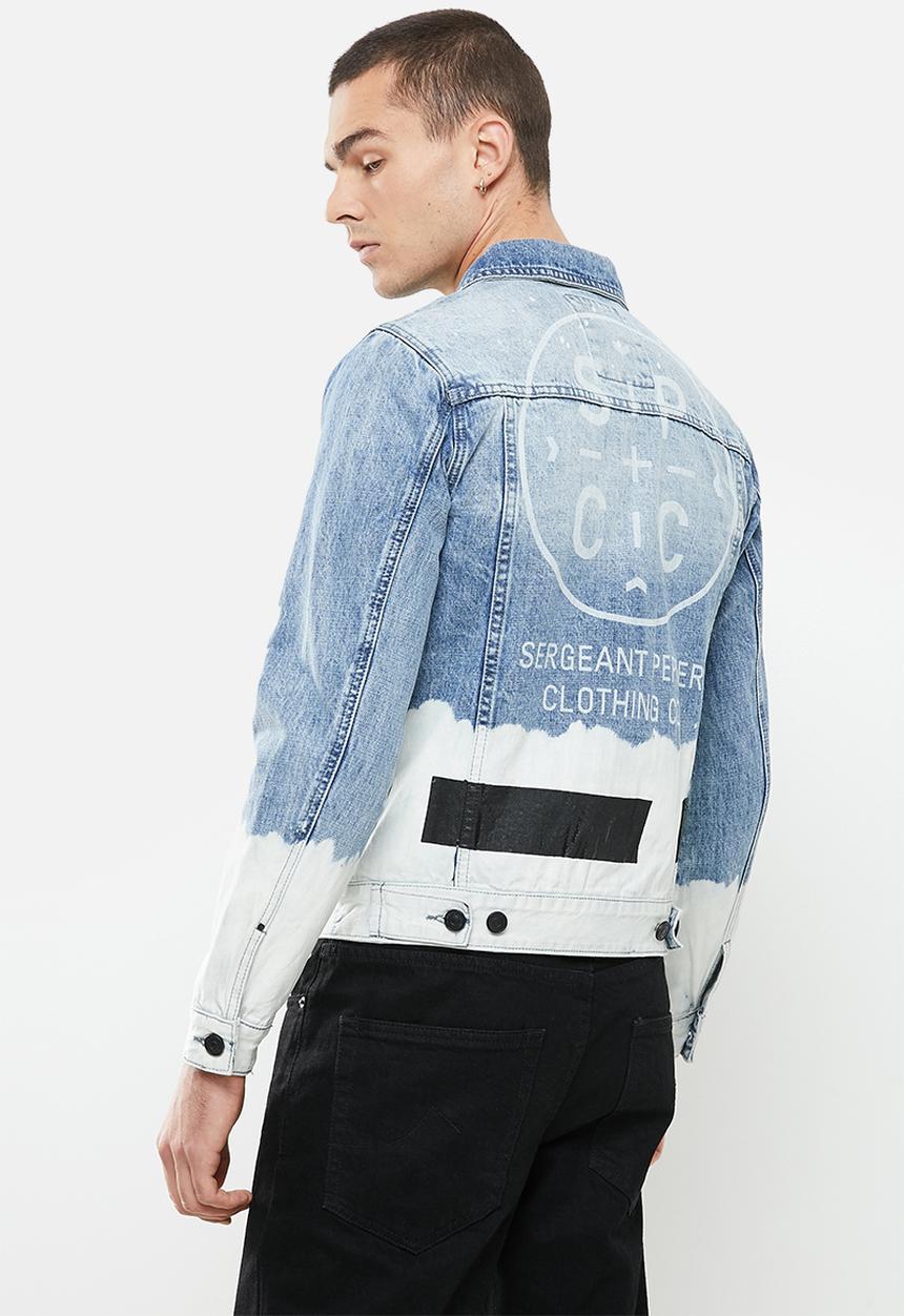 S.P.C.C - Dartmouth regular fit trucker denim jacket - bleach