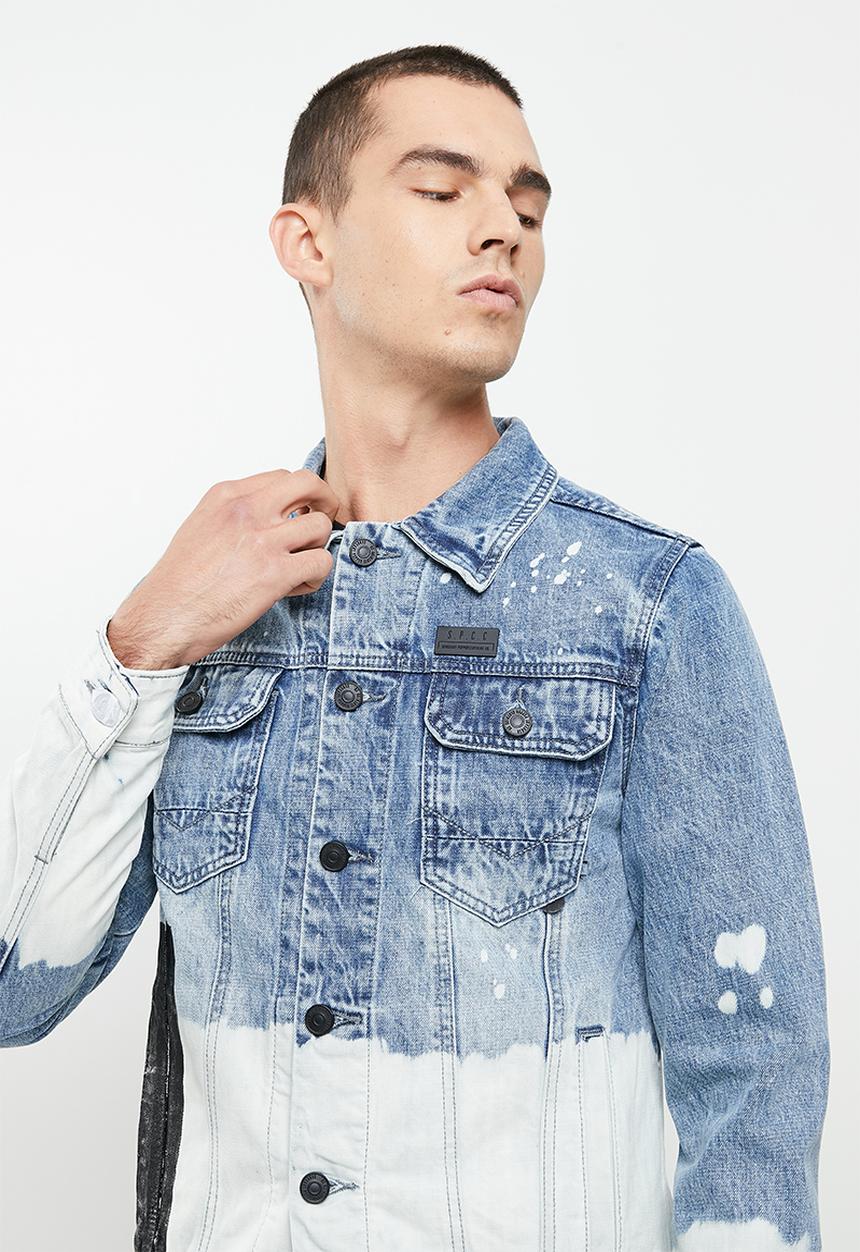 S.P.C.C - Dartmouth regular fit trucker denim jacket - bleach
