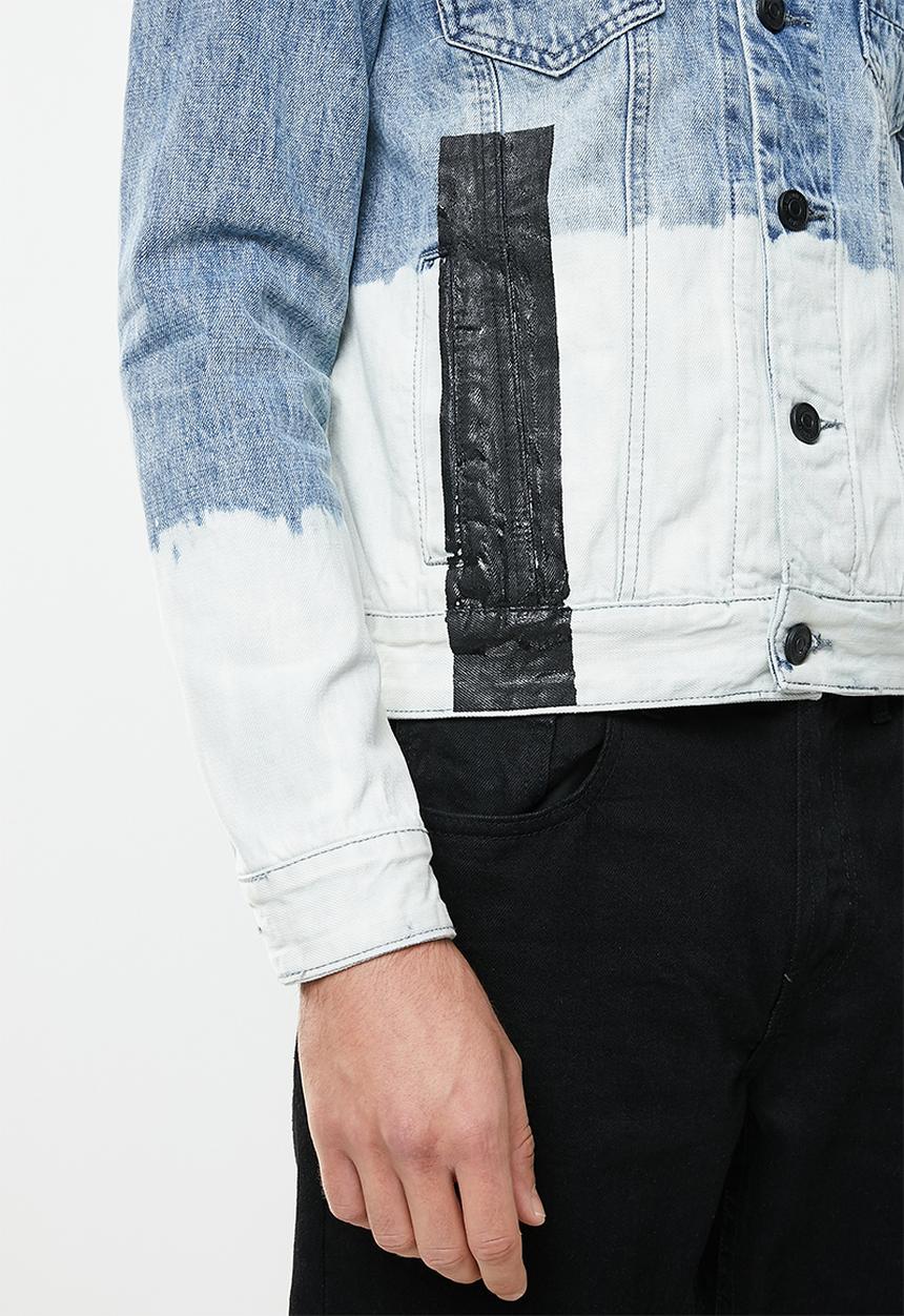 S.P.C.C - Dartmouth regular fit trucker denim jacket - bleach
