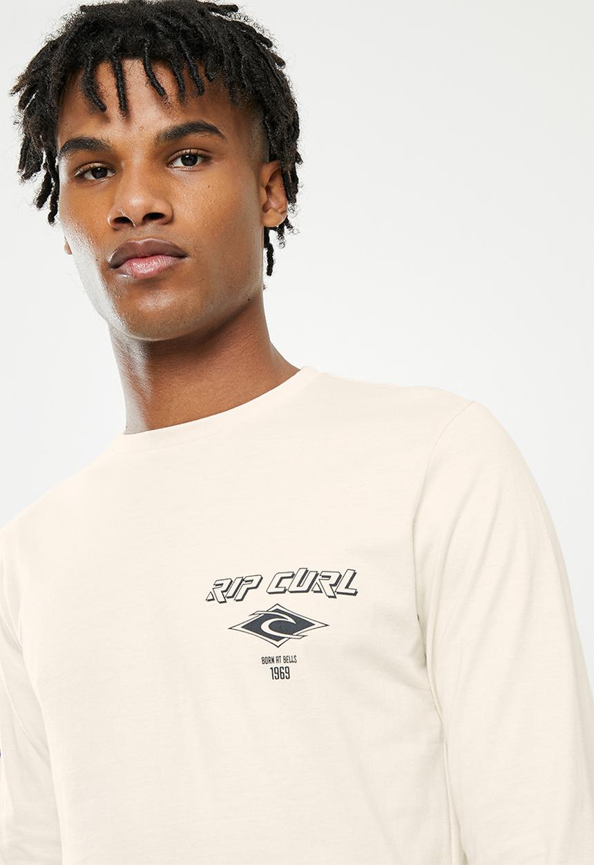 Rip Curl - Fade out icon long sleeve tee - bone