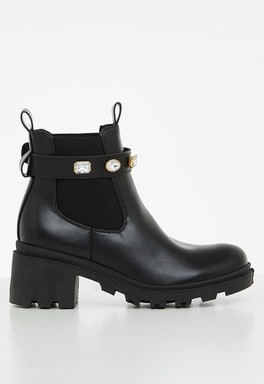 Madison® - Shante chunky chelsea boot - black