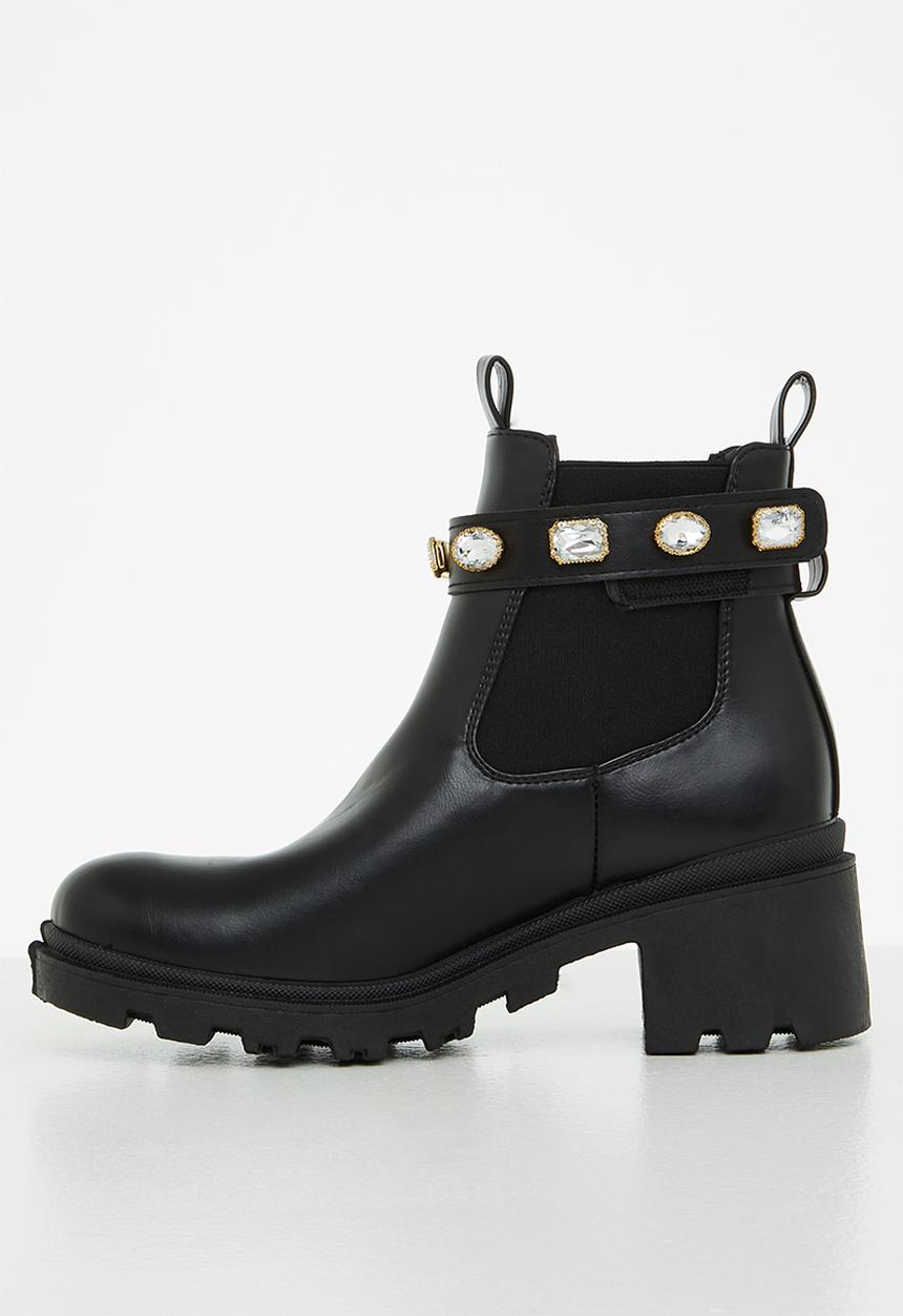 Madison® - Shante chunky chelsea boot - black