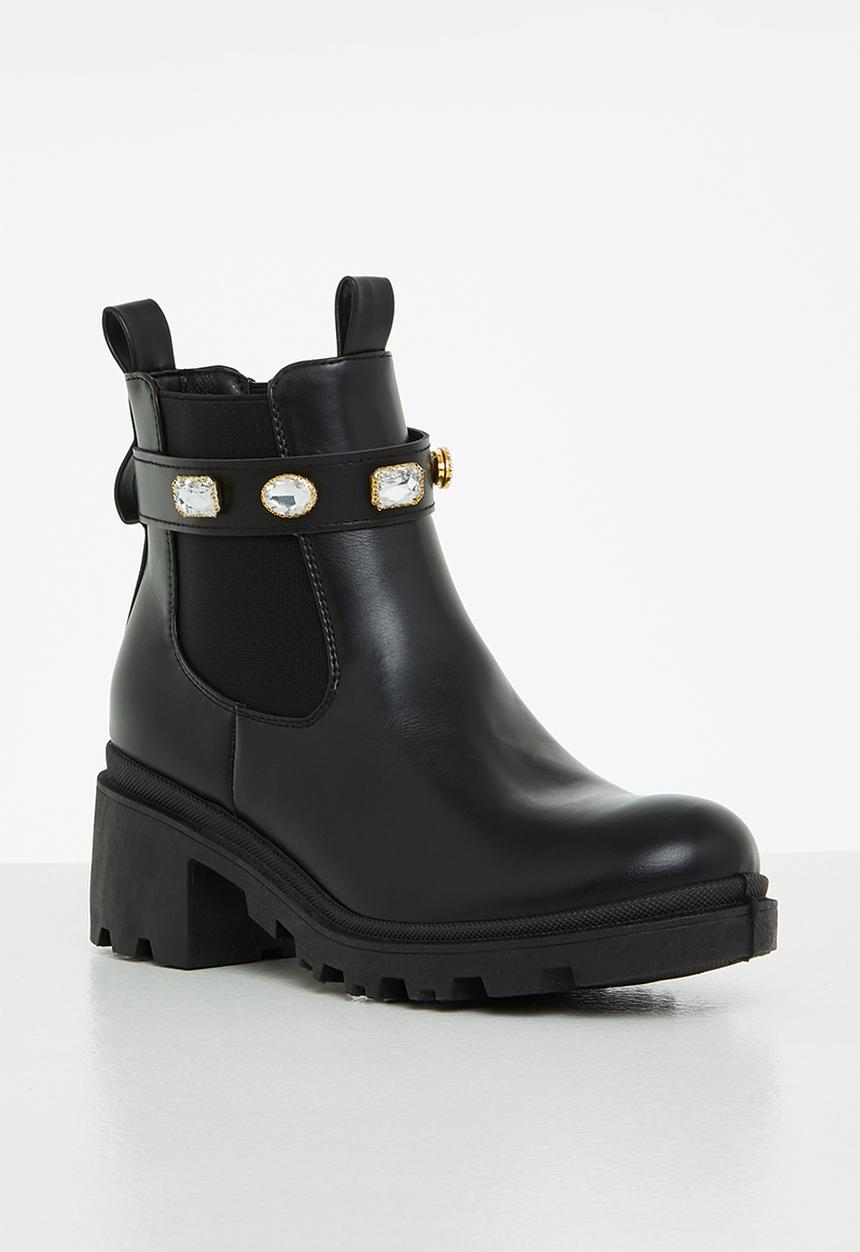 Madison® - Shante chunky chelsea boot - black